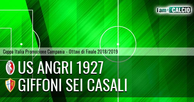 Us Angri 1927 - Giffoni Sei Casali - Coppa Italia Promozione Campania 2018 - 2019 › Fase Finale › Ottavi di Finale