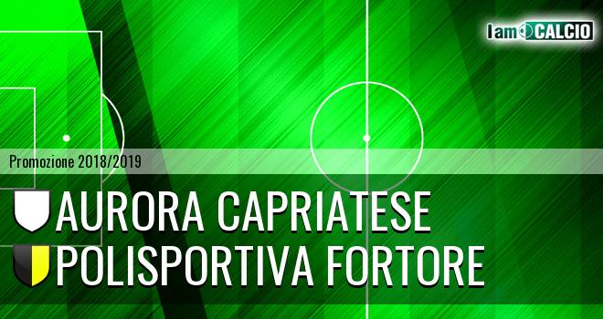 Aurora Alto Casertano - Polisportiva Fortore