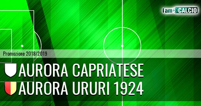 Aurora Alto Casertano - Aurora Ururi 1924