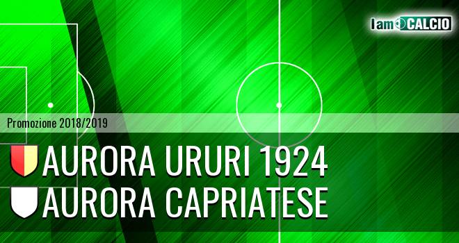 Aurora Ururi 1924 - Aurora Alto Casertano