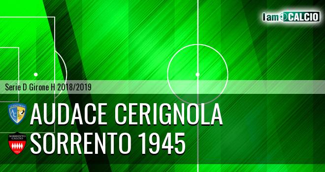 Audace Cerignola - Sorrento 1945