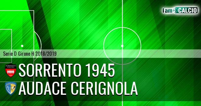 Sorrento 1945 - Audace Cerignola