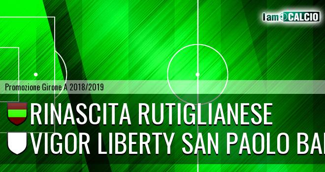 Rinascita Rutiglianese - Vigor Liberty San Paolo Bari