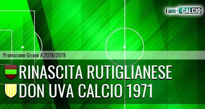 Rinascita Rutiglianese - Don Uva Calcio 1971