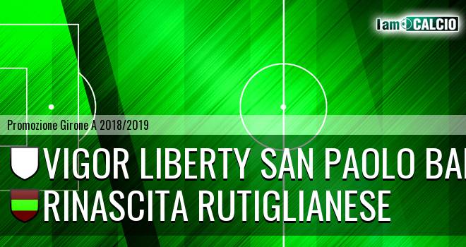 Vigor Liberty San Paolo Bari - Rinascita Rutiglianese