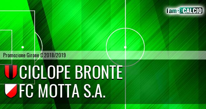 Ciclope Bronte - FC Motta 2011