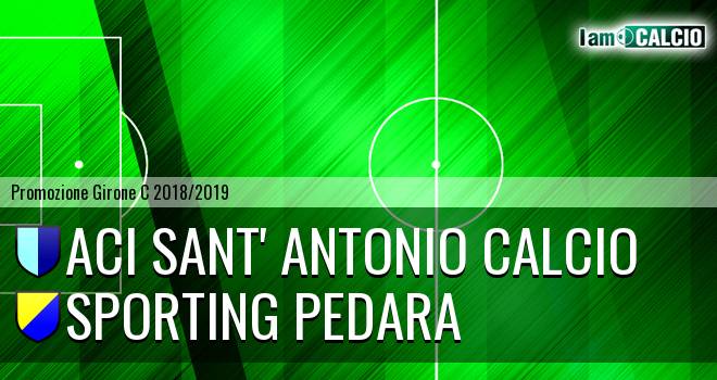 Aci Sant' Antonio Calcio - Sporting Pedara