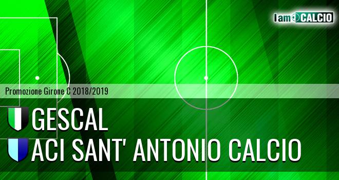 Gescal - Aci Sant' Antonio Calcio