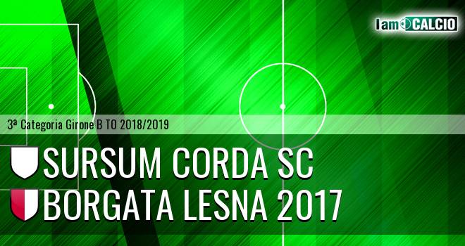 Sursum Corda SC - Borgata Lesna 2017