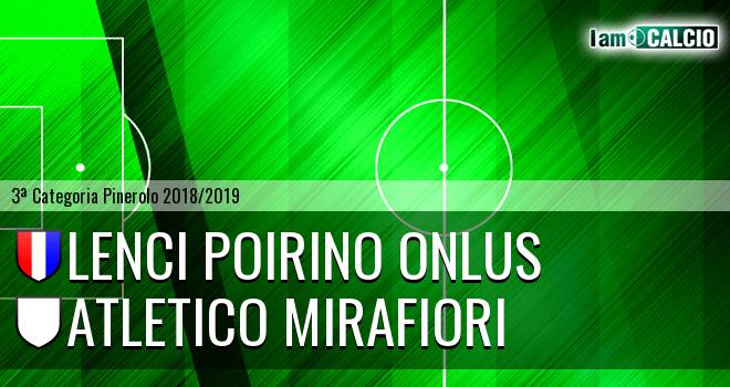 Lenci Poirino Onlus - Atletico Mirafiori