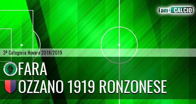 Fara - Ozzano 1919 Ronzonese