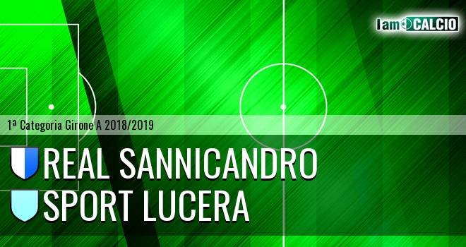 Real Sannicandro - Lucera Calcio