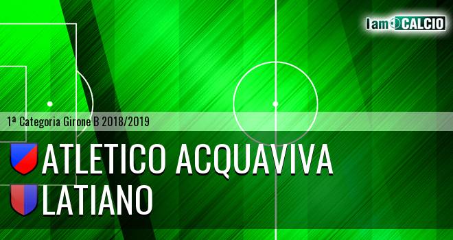 Atletico Acquaviva - Latiano