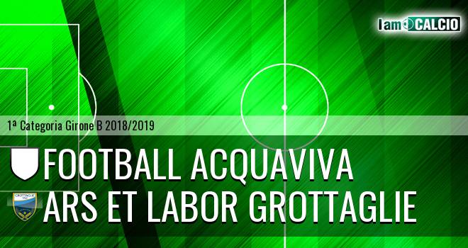 Football Acquaviva - Ars et Labor Grottaglie