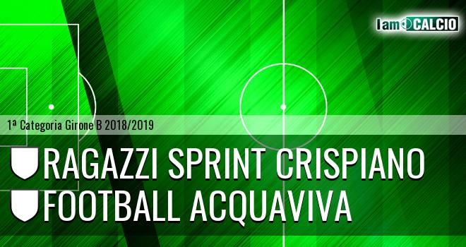 Ragazzi Sprint Crispiano - Football Acquaviva