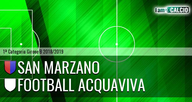 San Marzano - Football Acquaviva