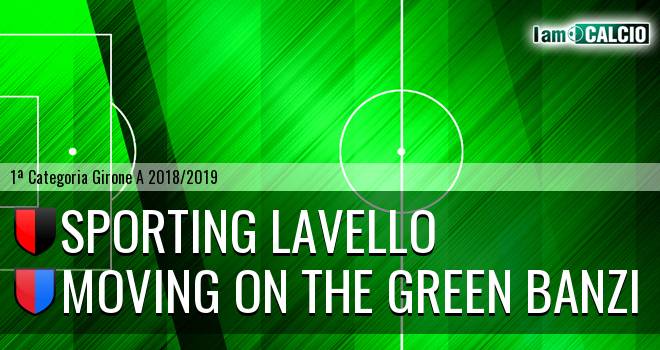 Sporting Lavello - Moving on the Green Banzi