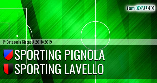 Sporting Pignola - Sporting Lavello