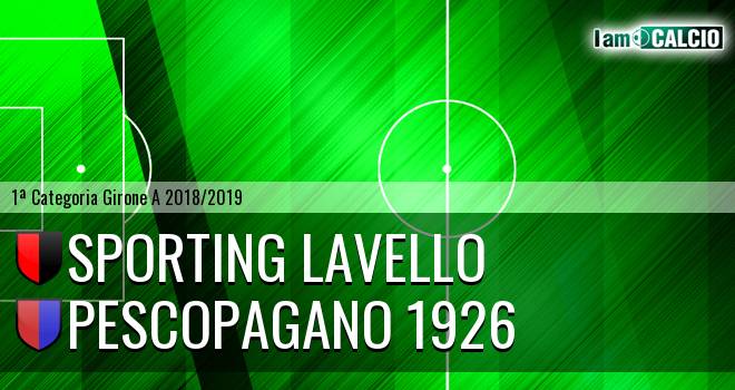 Sporting Lavello - Pescopagano