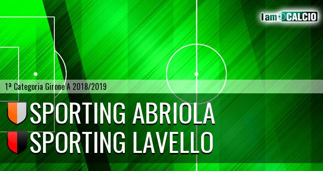 Sporting Abriola - Sporting Lavello