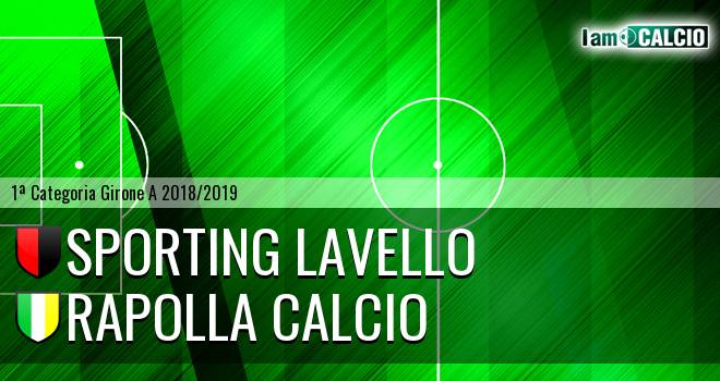 Sporting Lavello - Rapolla