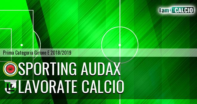 Sporting Audax - Lavorate Calcio