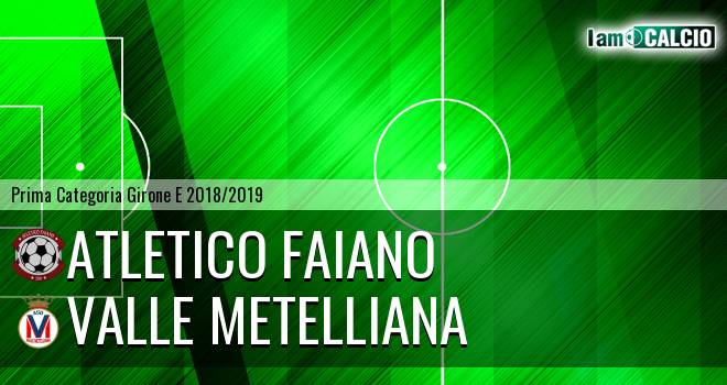 Atletico Faiano - Valle Metelliana