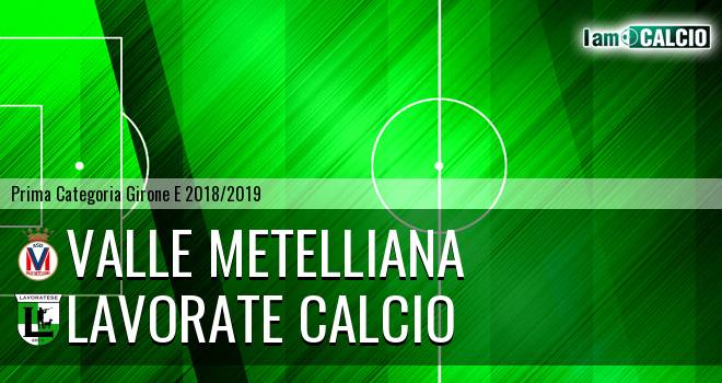 Valle Metelliana - Lavorate Calcio