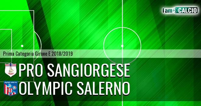 Pro Sangiorgese - Olympic Salerno