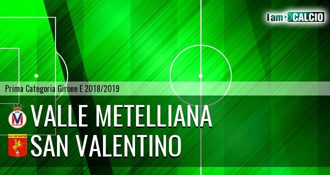 Valle Metelliana - San Valentino