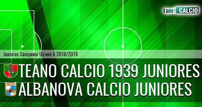 Teano Calcio 1939 Juniores - Albanova Calcio Juniores