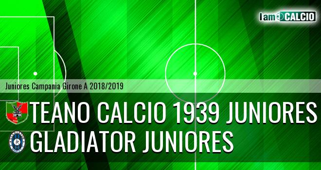 Teano Calcio 1939 Juniores - Gladiator Juniores