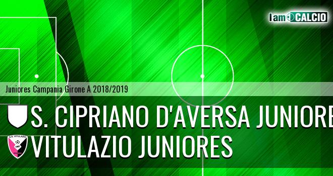 S. Cipriano D'Aversa Juniores - Vitulazio Juniores