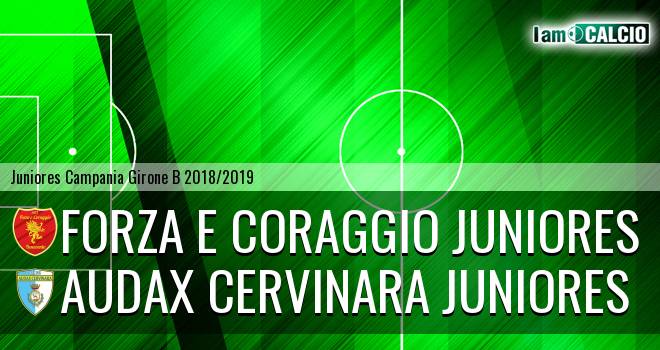 Forza e Coraggio Juniores - Audax Cervinara Juniores