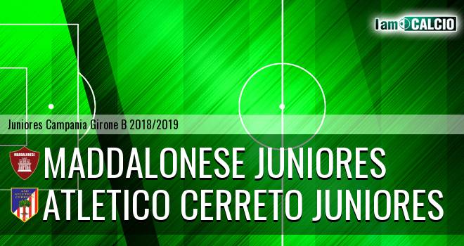 Maddalonese Juniores - Atletico Cerreto Juniores
