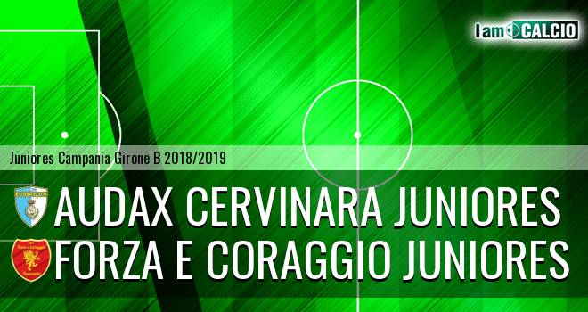 Audax Cervinara Juniores - Forza e Coraggio Juniores