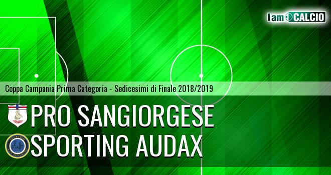 Pro Sangiorgese - Sporting Audax