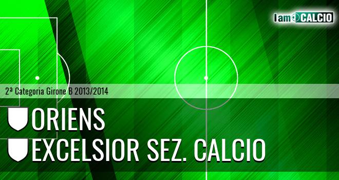 Oriens - Excelsior sez. calcio