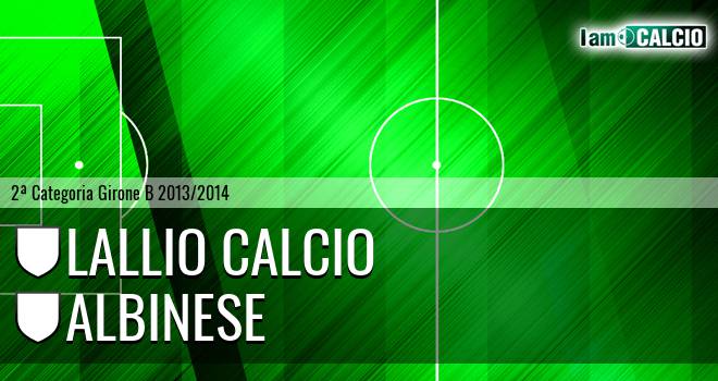 Lallio calcio - Albinese