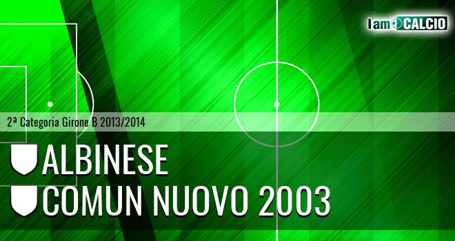 Albinese - Comun Nuovo 2003