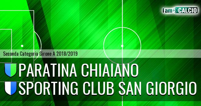 Paratina Chiaiano - Sporting Club San Giorgio