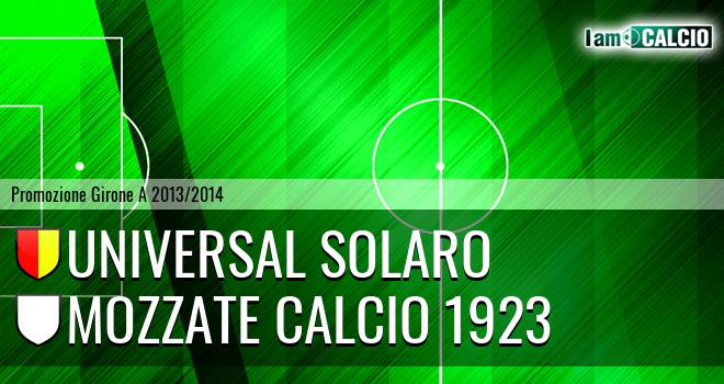 Universal Solaro - Mozzate calcio 1923