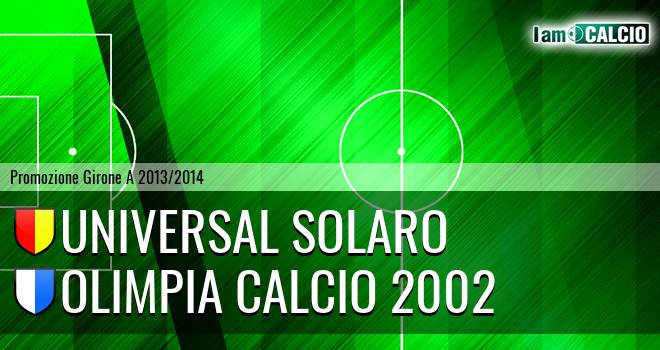 Universal Solaro - Olimpia calcio 2002