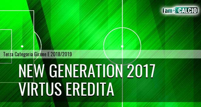 New Generation 2017 - Virtus Eredita