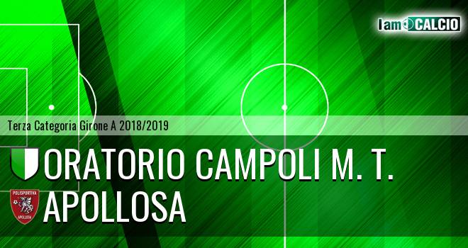 Oratorio Campoli M. T. - Sporting Apollosa 1981