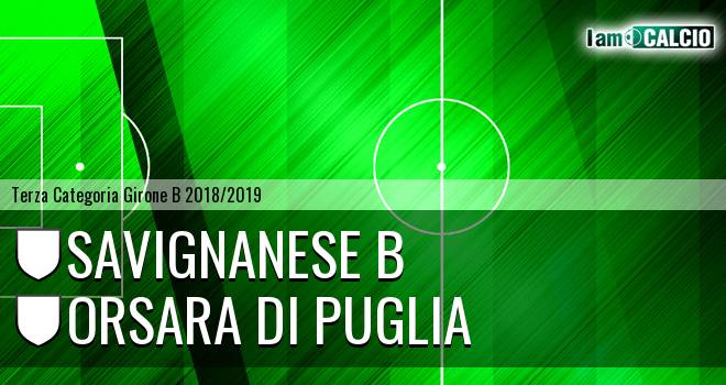 Savignanese B - Orsara di Puglia