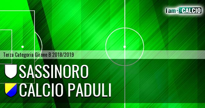 Sassinoro - Calcio Paduli