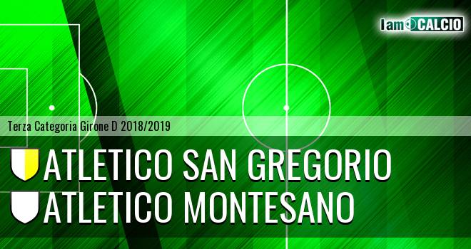 Atletico San Gregorio - Atletico Montesano