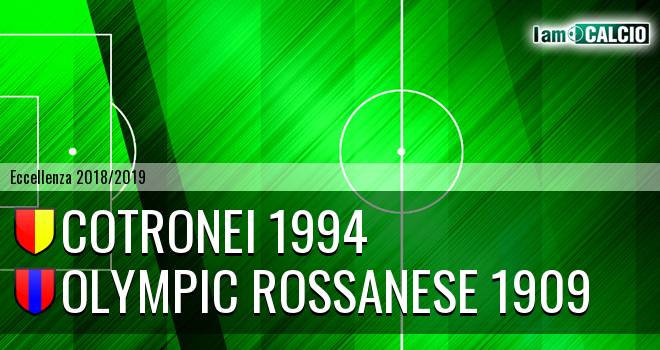 Cotronei 1994 - Olympic Rossanese 1909