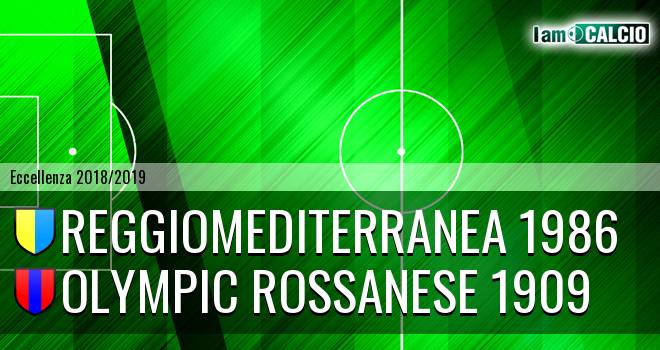 Reggiomediterranea 1986 - Olympic Rossanese 1909